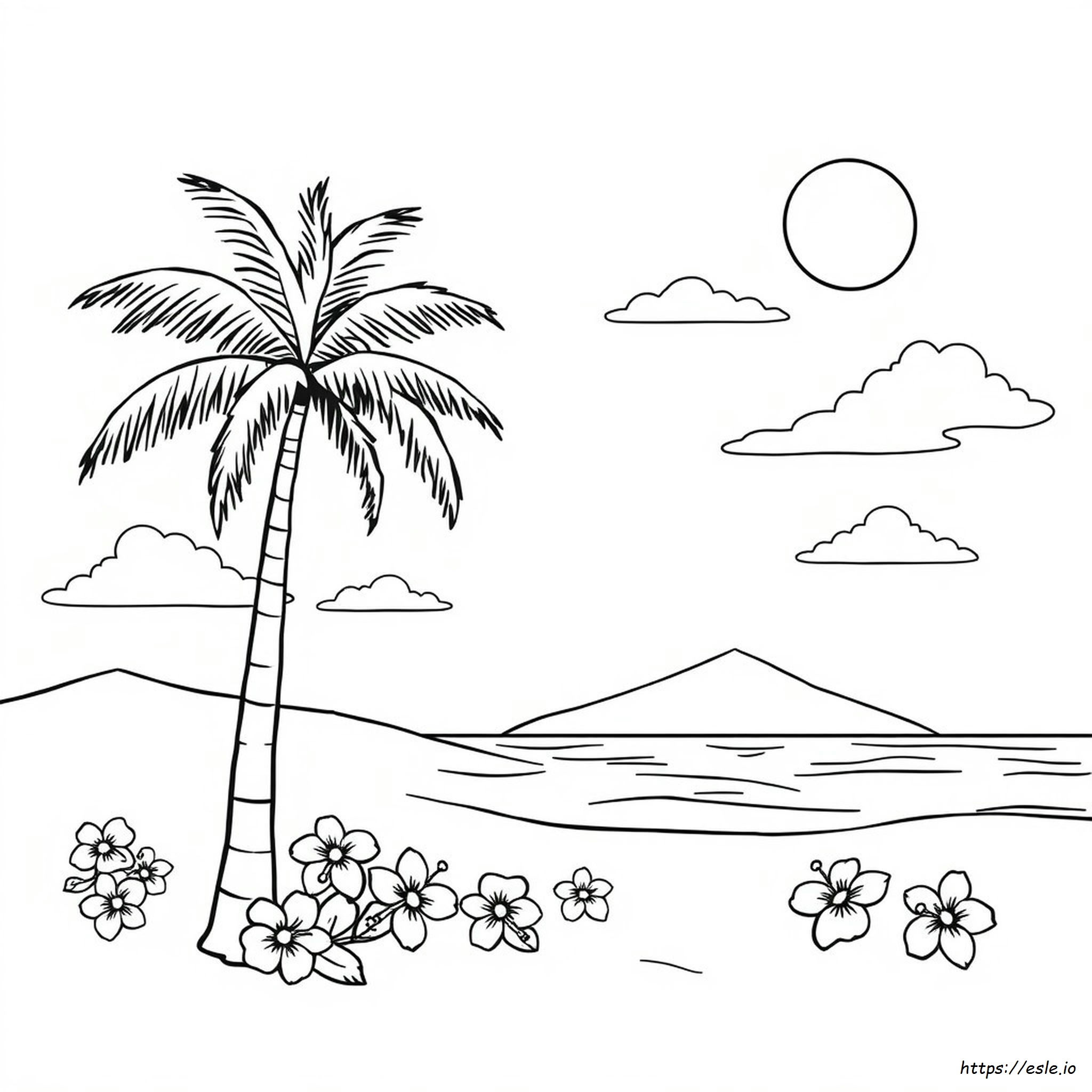 Hawaiian Coloring Pages Printable