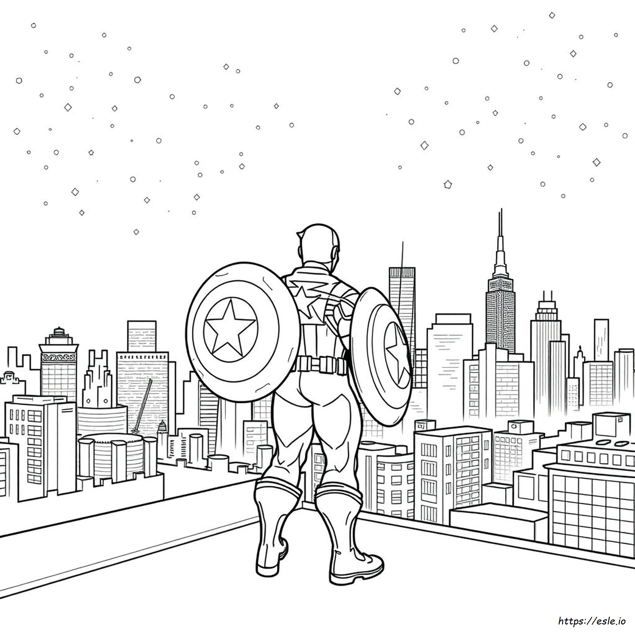 Captain America Coloring Pages Online