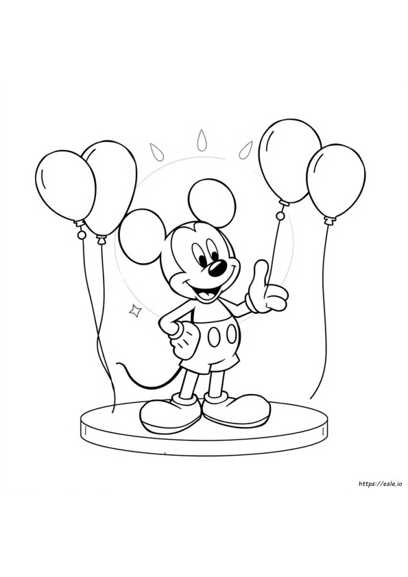 Personaggio Di Topolino Da Colorare