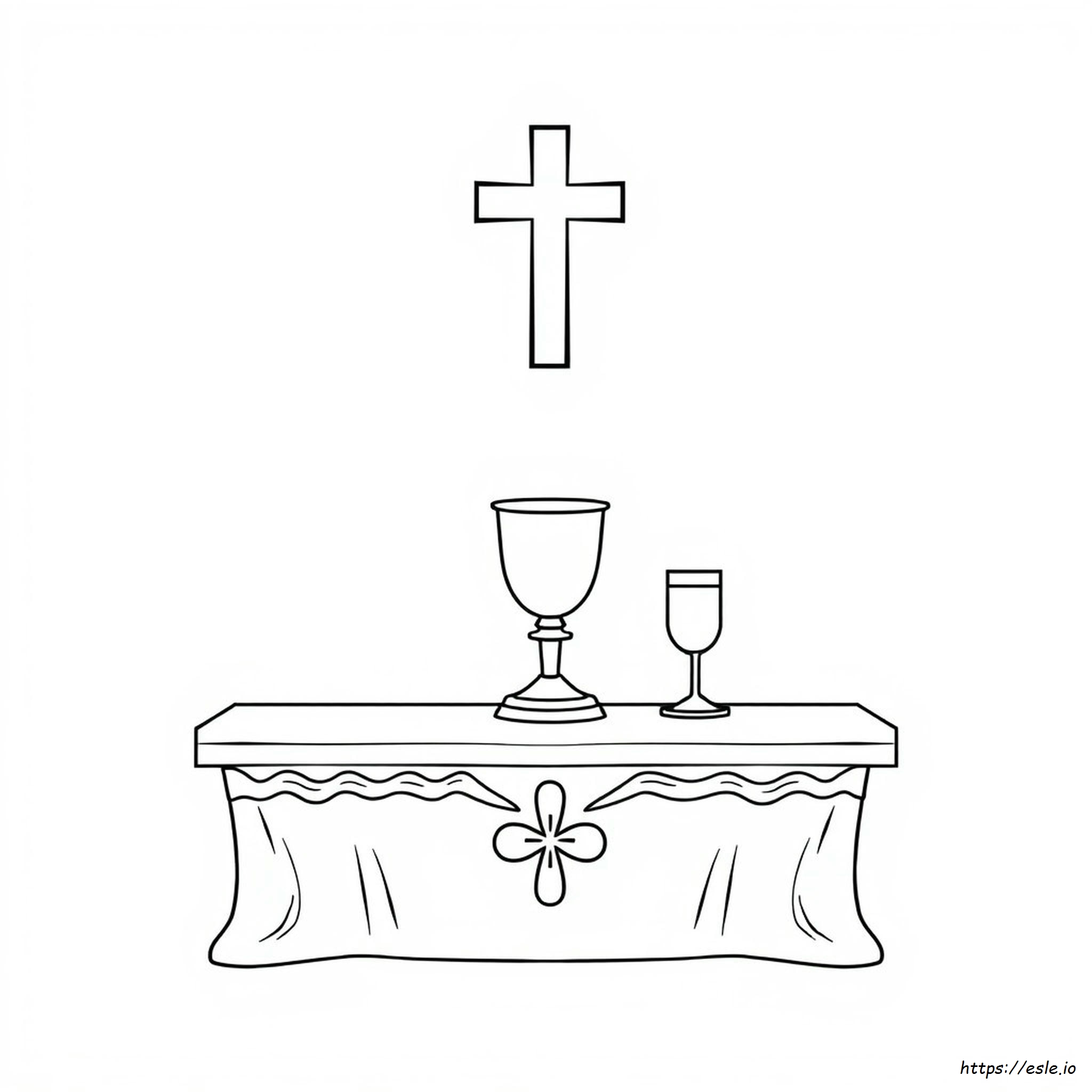 Sacraments Coloring Page