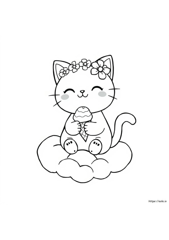 Kawaii Boyama Sayfaları Yazdırılabilir