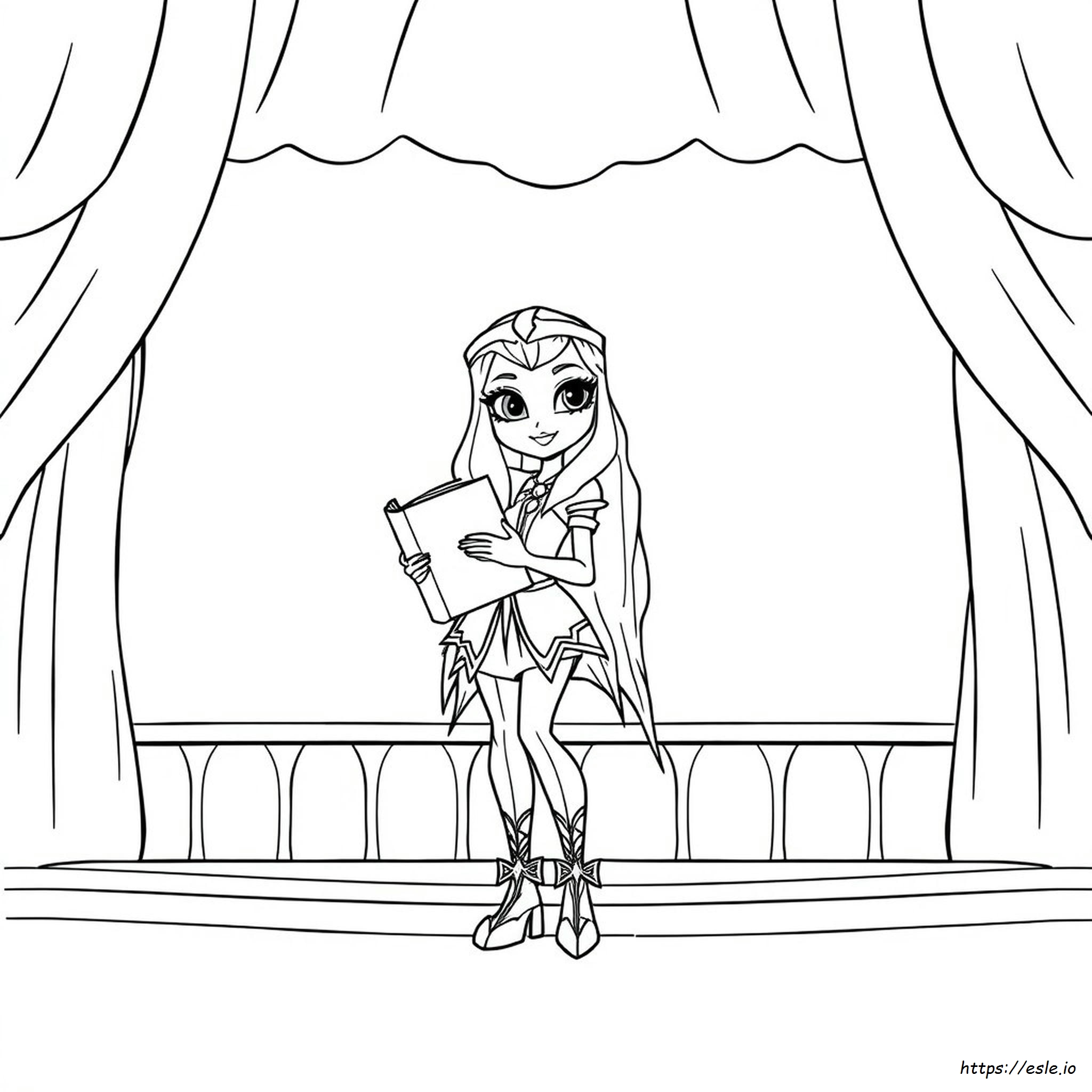 Ever After High Coloring Pages Raven
