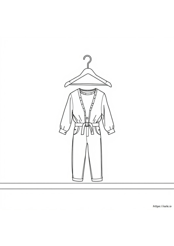 Outfit Colouring Pages