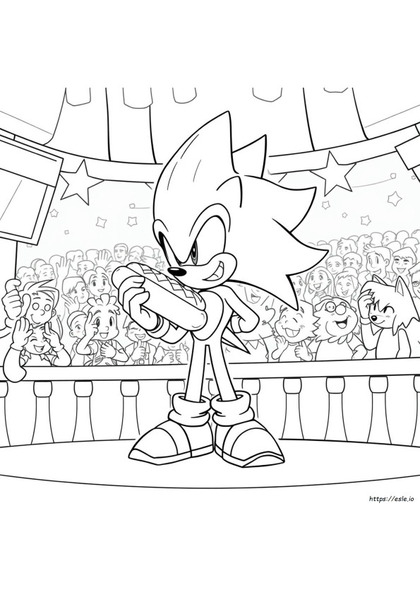 Coloriages Super Sonic Le Film