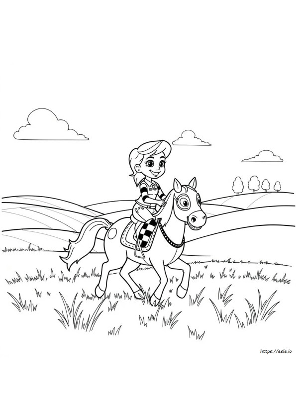 Jessie And Bullseye Coloring Pages