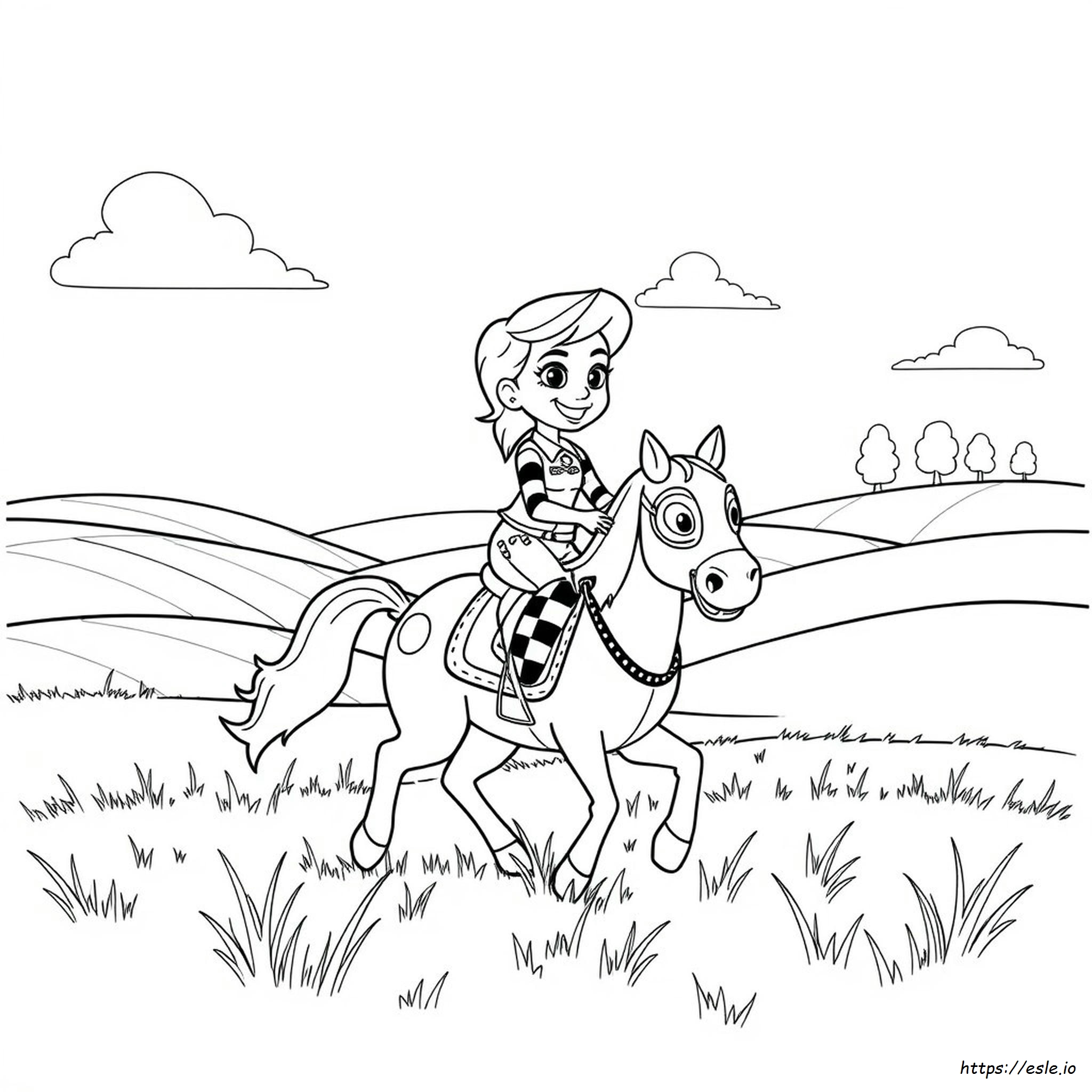 Jessie And Bullseye Coloring Pages