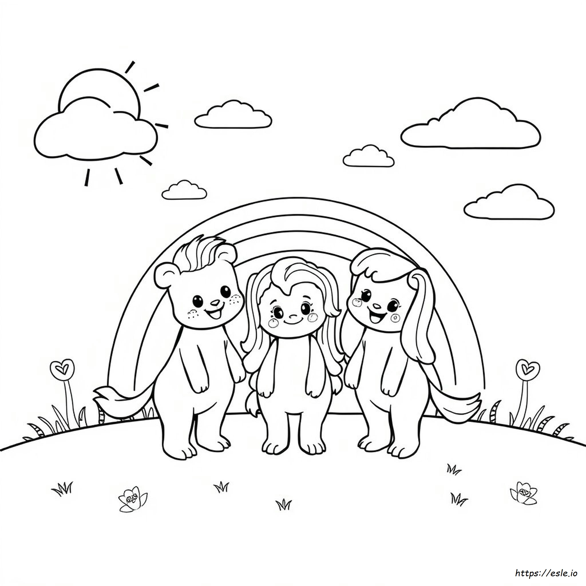 Coloriages Rainbow Friends Noir Et Blanc