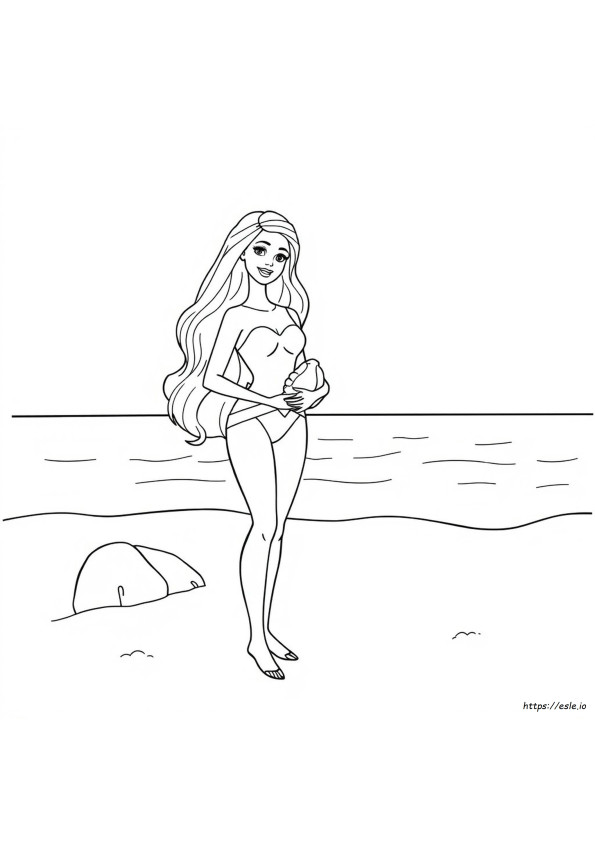 Barbie Kleurplaat