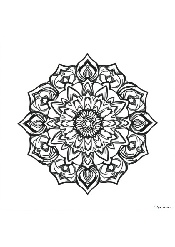 Adult Mandala Coloring Pages Free Pdf