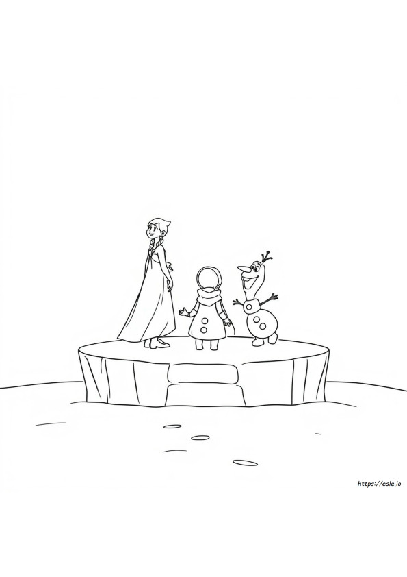 Disney Frozen Coloring Book Pages