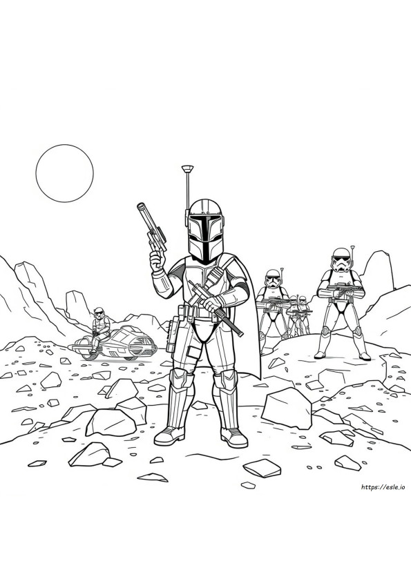 Mandalorian Coloring Book