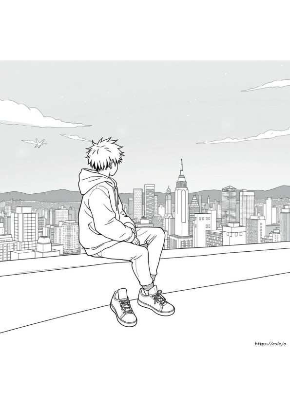 Desenhos De Garotos De Anime Para Colorir