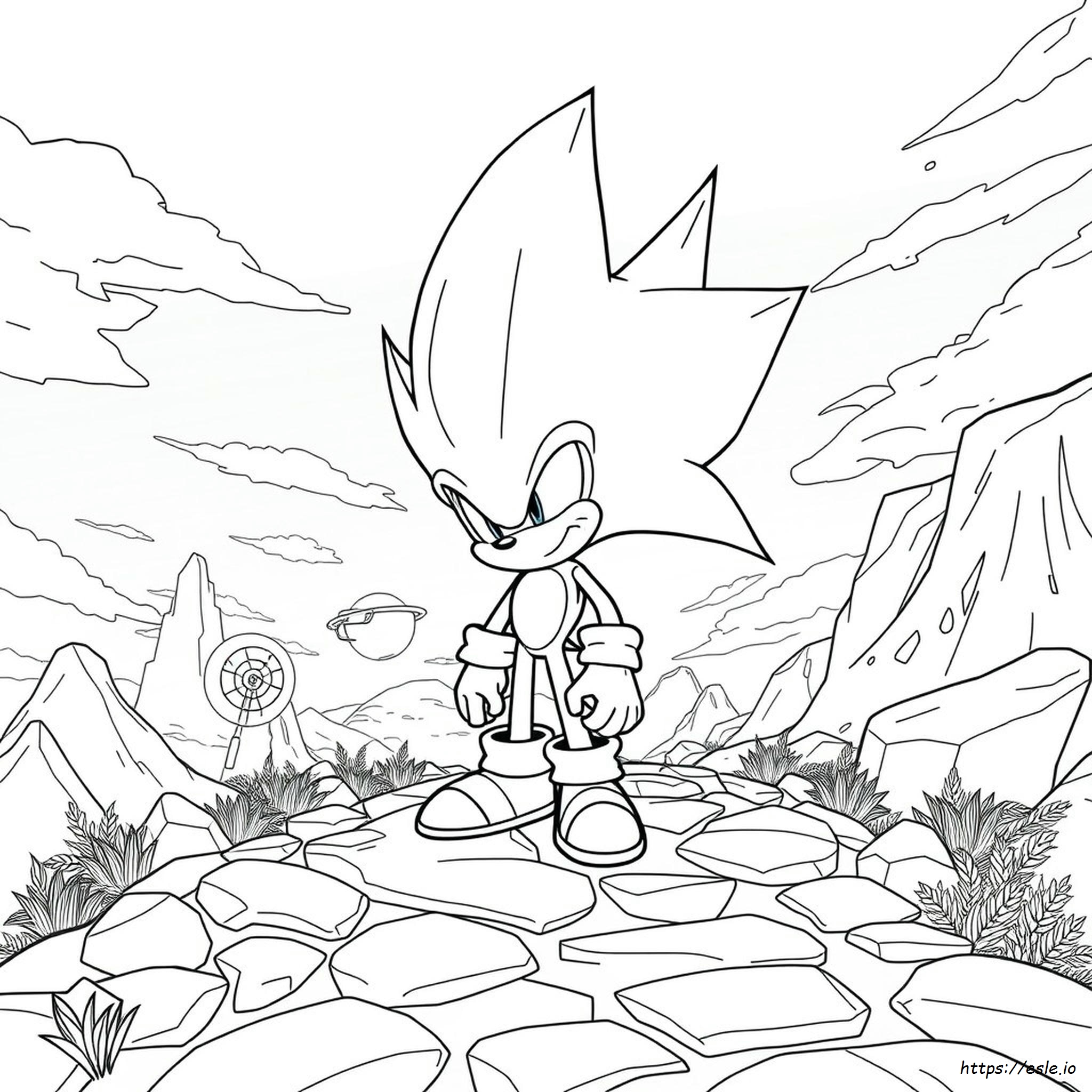 Coloriage Sonic Le Hérisson Le Film Réaliste À Imprimer