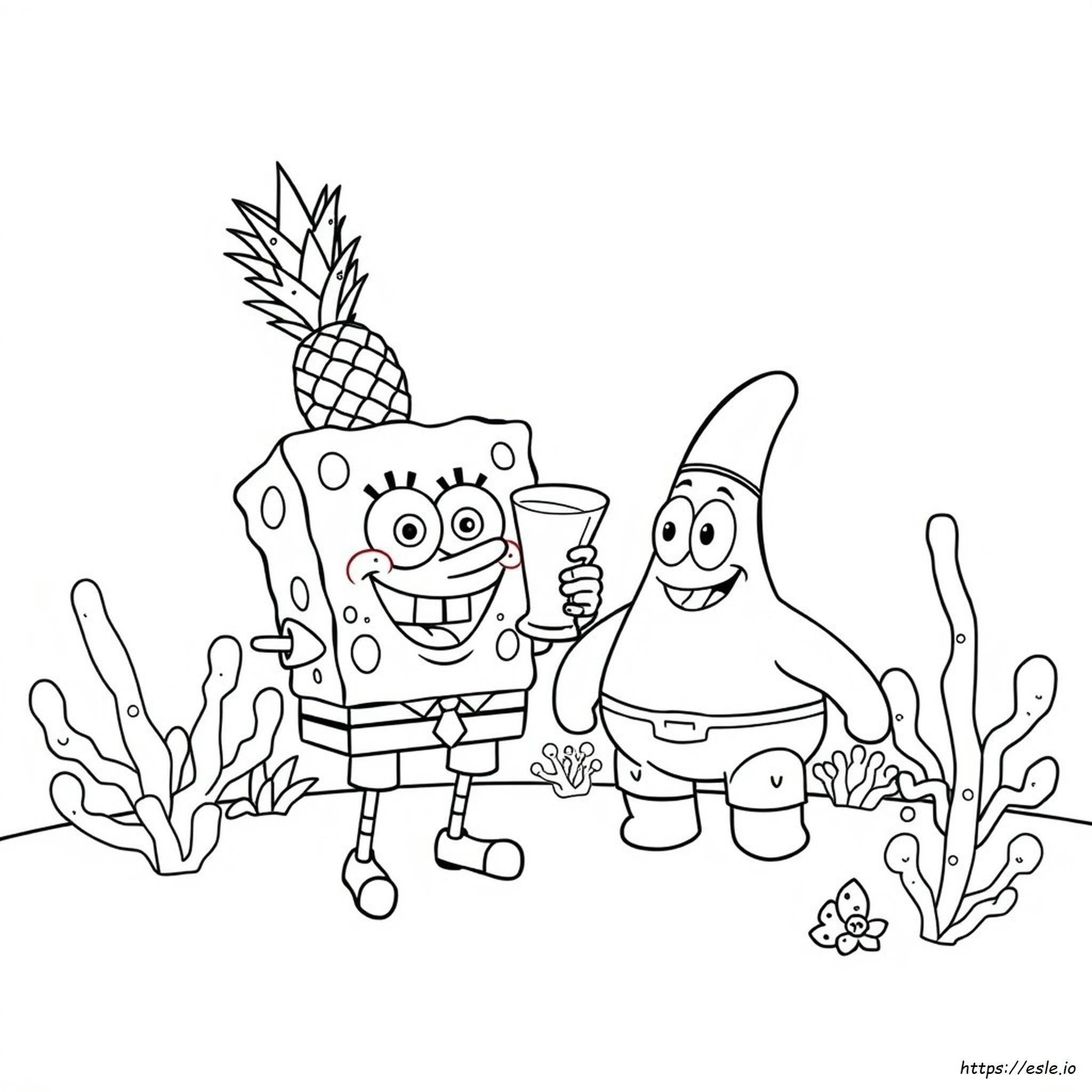 Kolorowanki Do Druku Za Darmo Spongebob Kanciastoporty