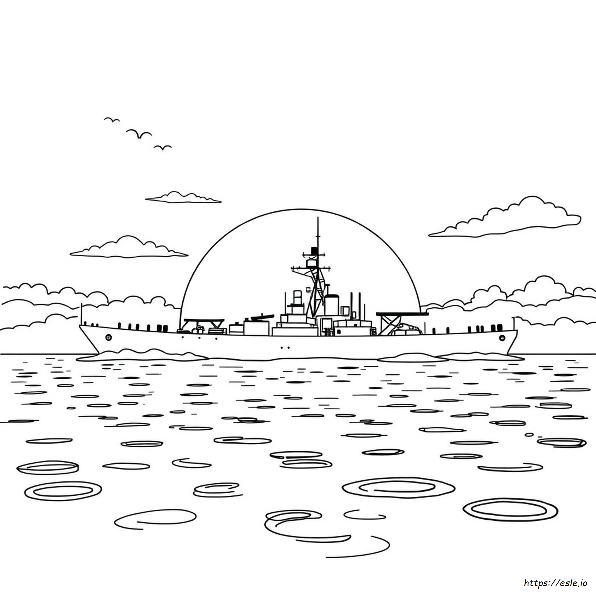 Halaman Mewarnai Pearl Harbor