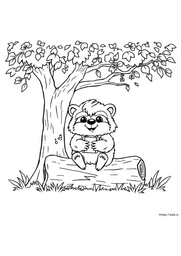 Cute Ewok Coloring Page
