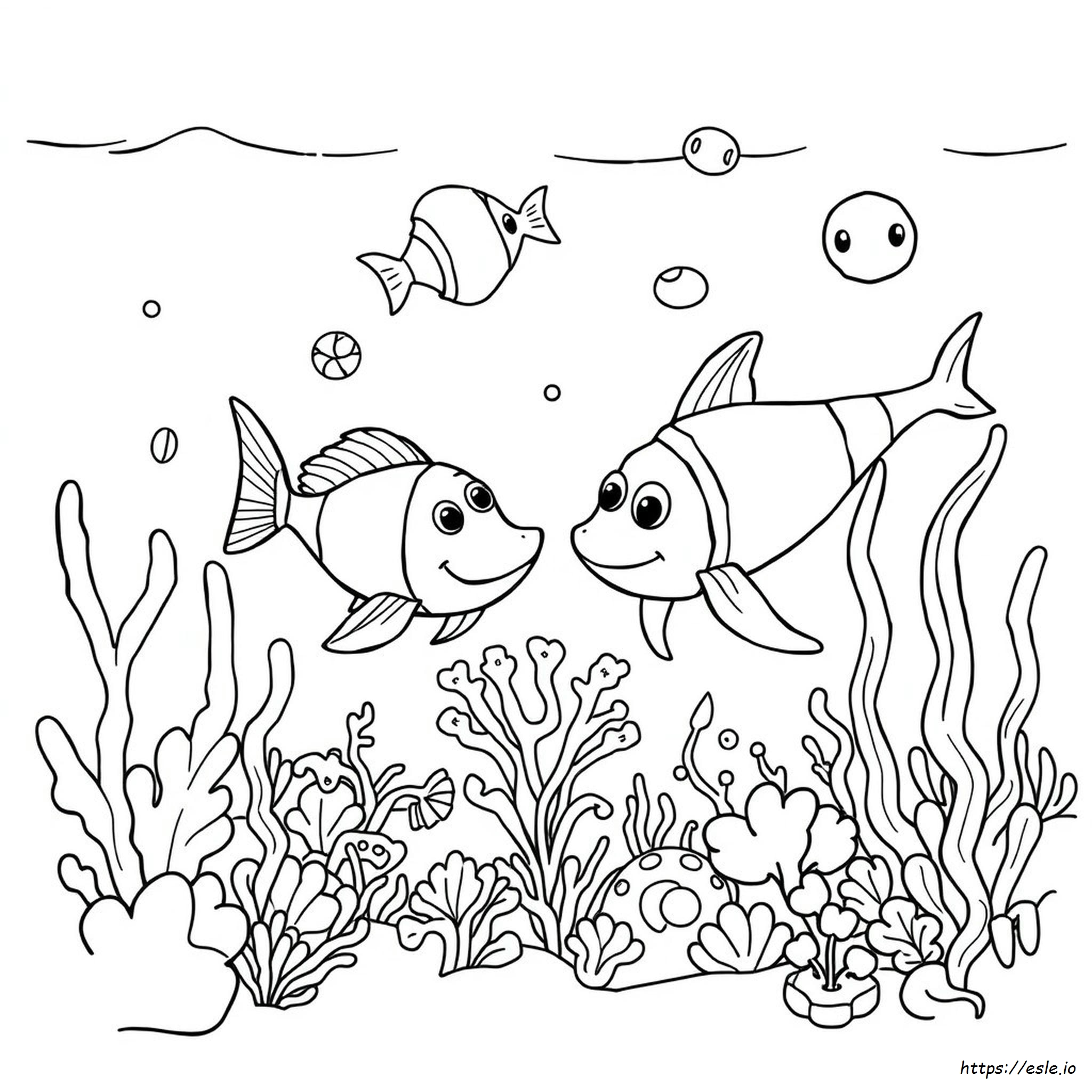 Coloriages Animaux Marins Pour La Maternelle