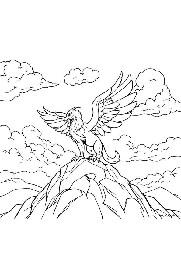 Kolorowanka Gryf