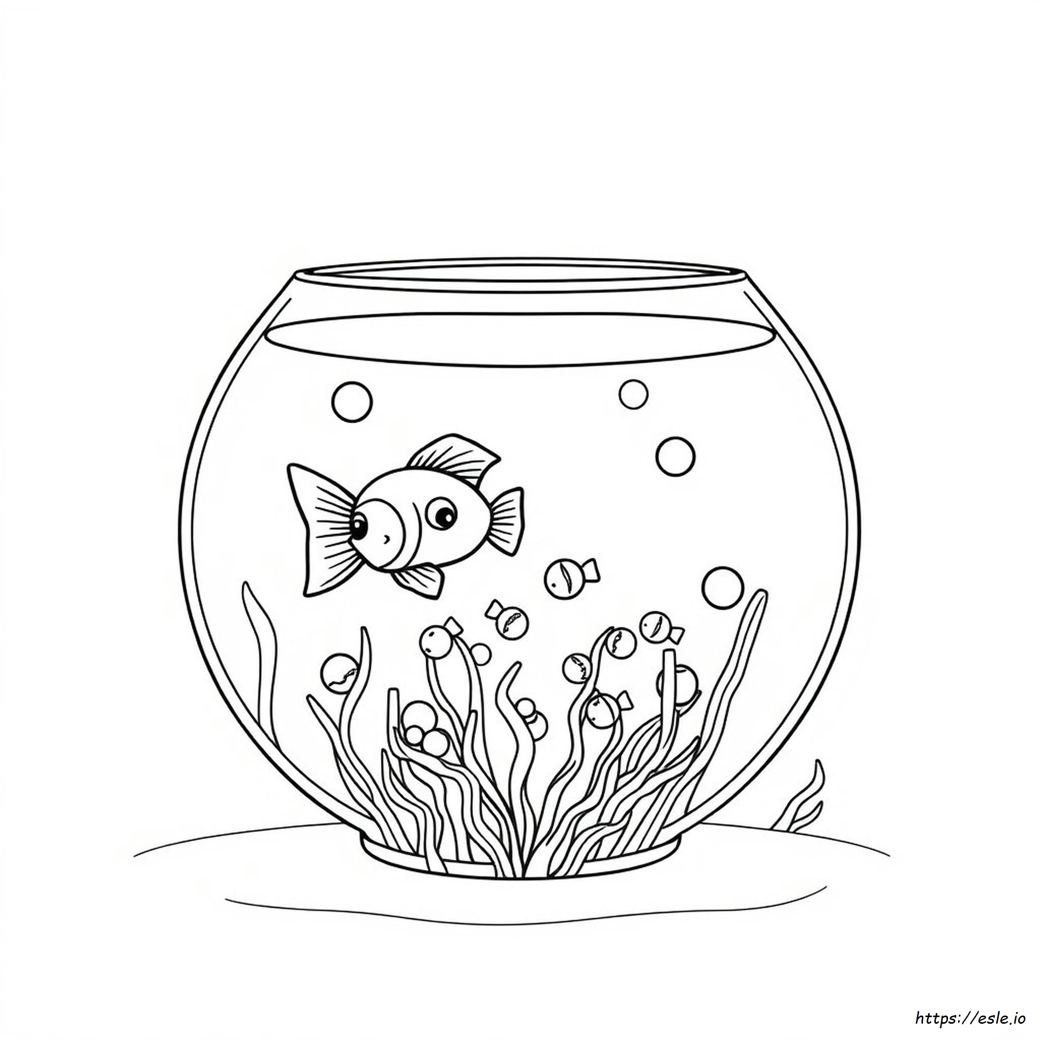 Comida De Pescado Para Colorear