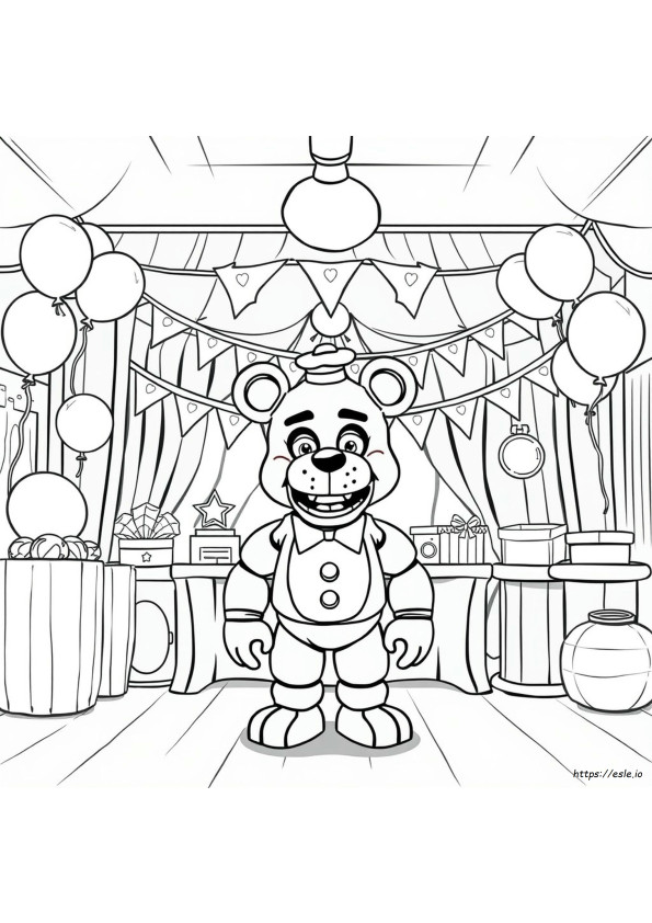 Freddy Fazbear Pagine Da Colorare