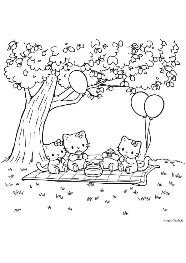 サンリオ 塗り絵 無料