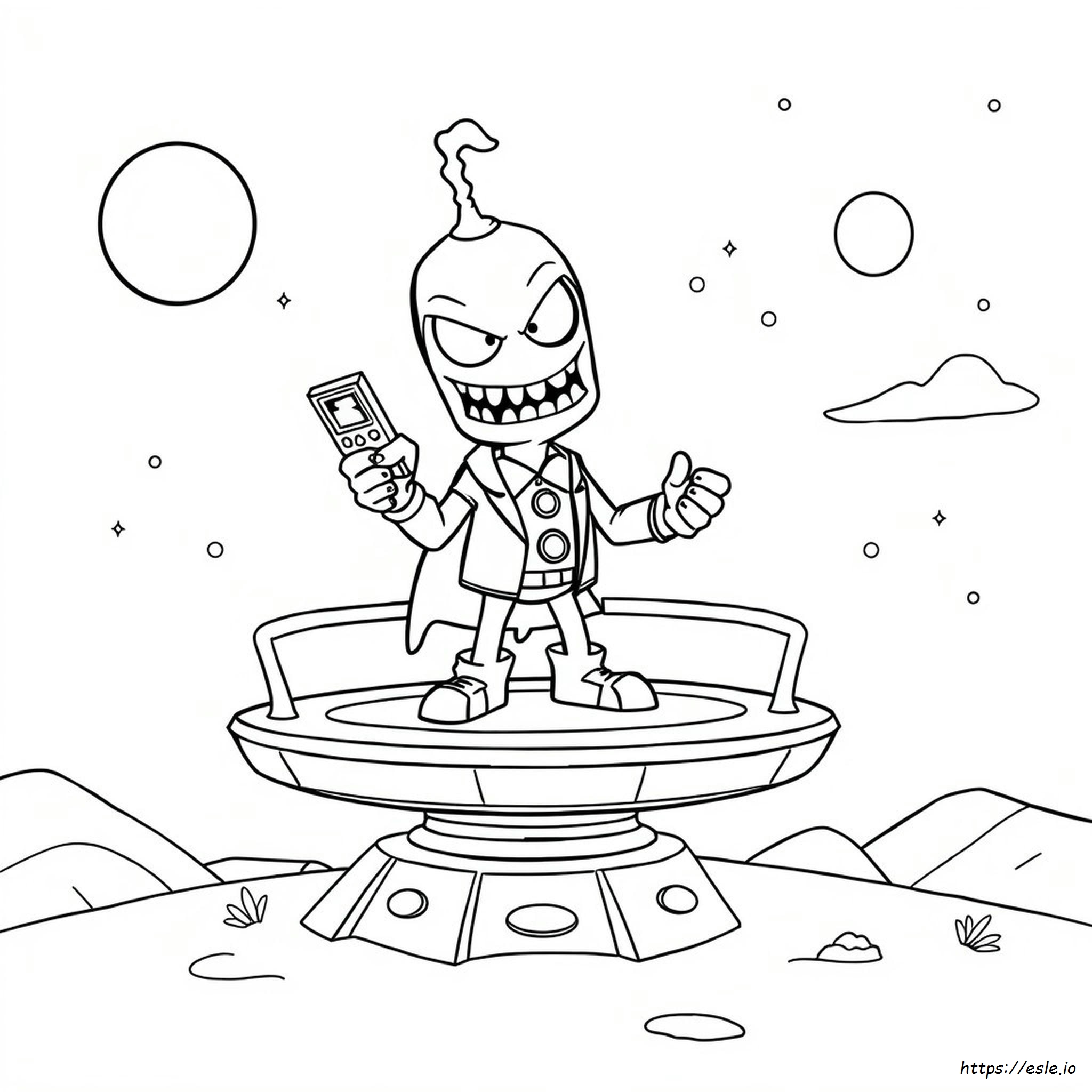 Dr Zomboss Coloring Pages