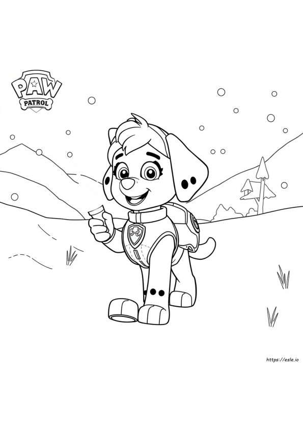Paw Patrol The Movie Coloring Pages Liberty