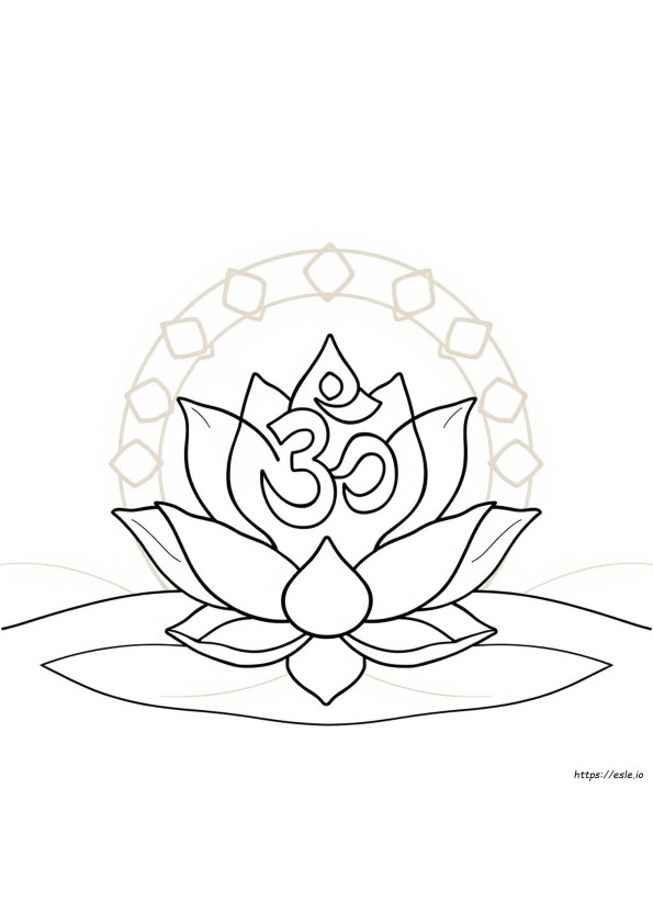 Om Symbol Coloring Pages
