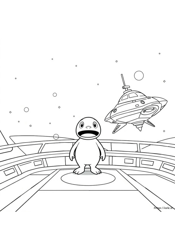 Amogus Coloring Pages