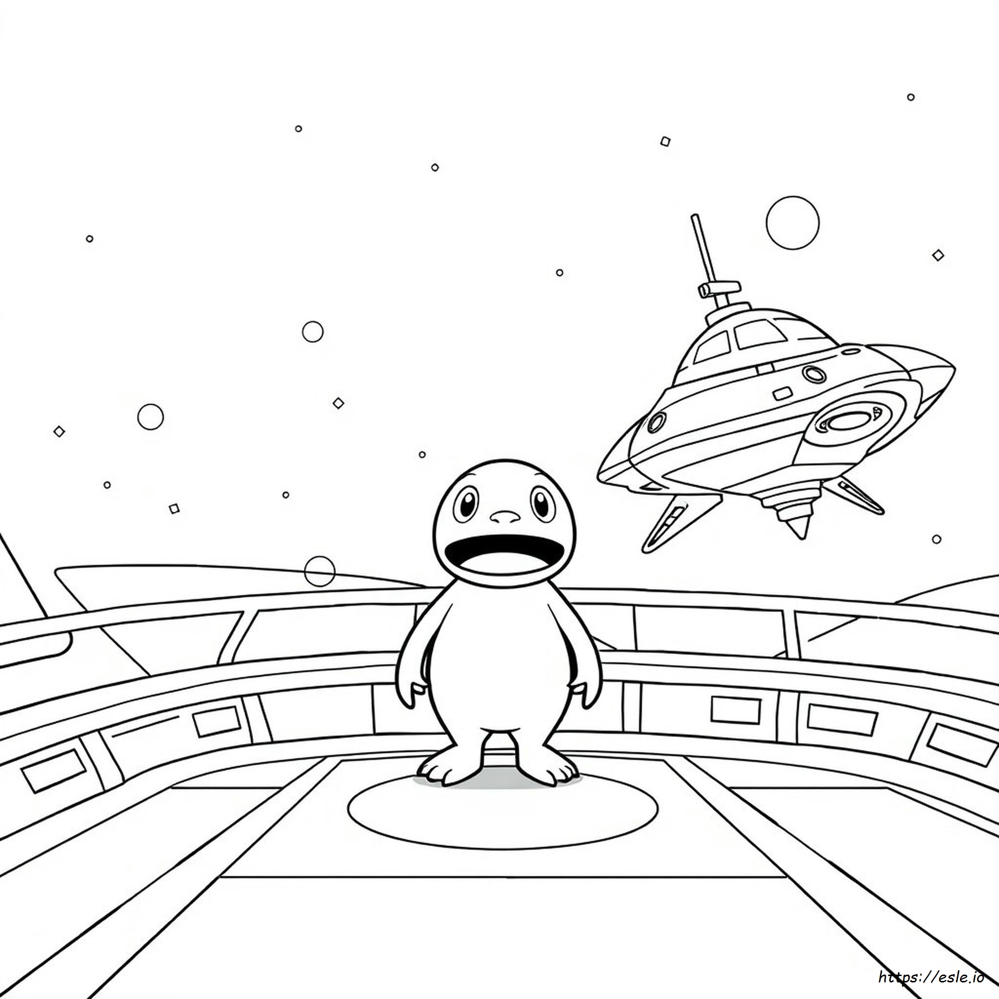 Amogus Coloring Pages