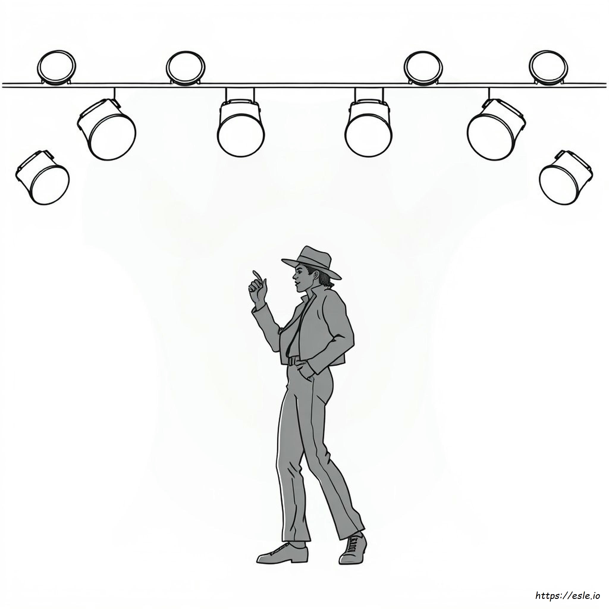 Coloring Page Of Michael Jackson