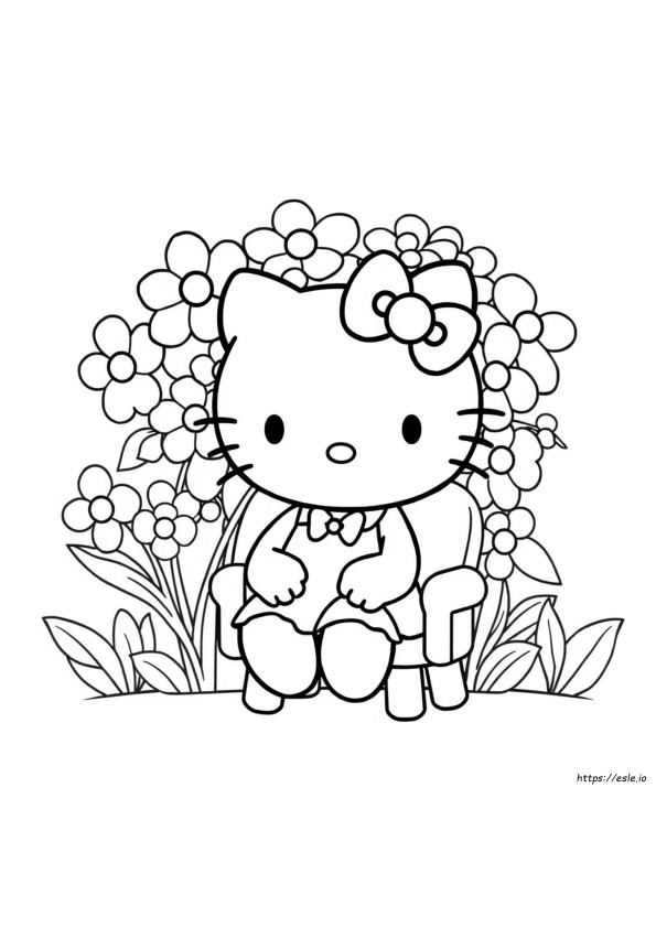 Hello Kitty Coloring Pictures Printable