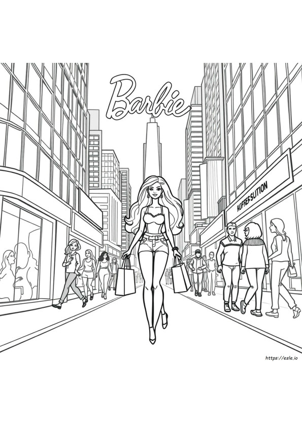 Barbie Big City Big Dreams Coloring Pages