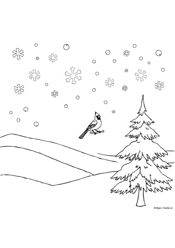 Supercoloring Winter