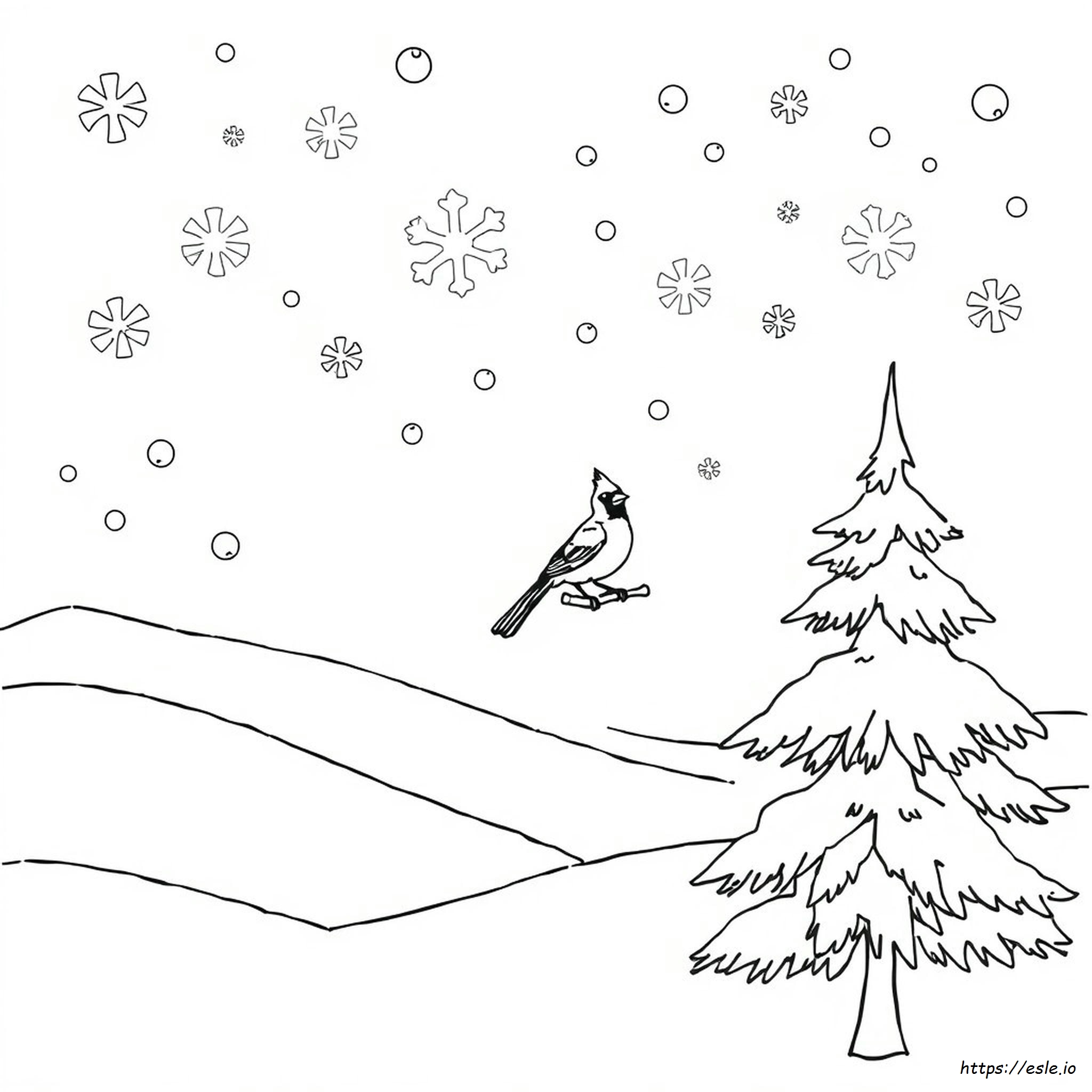 Coloriage Hiver Super