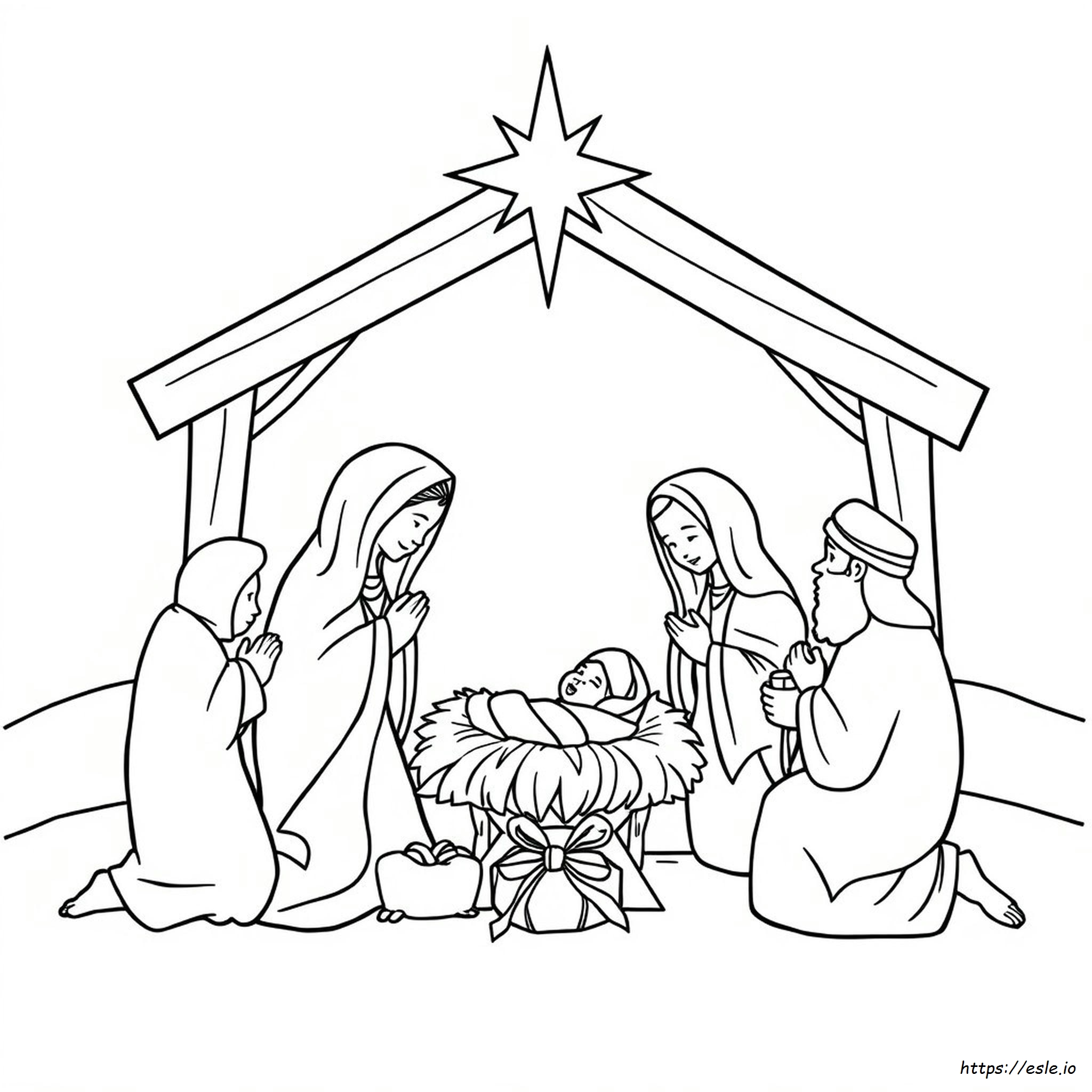 The Christmas Story Coloring Pages
