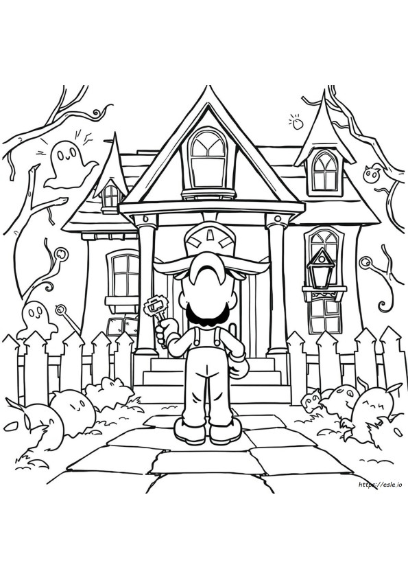 Luigi's Mansion De Colorat
