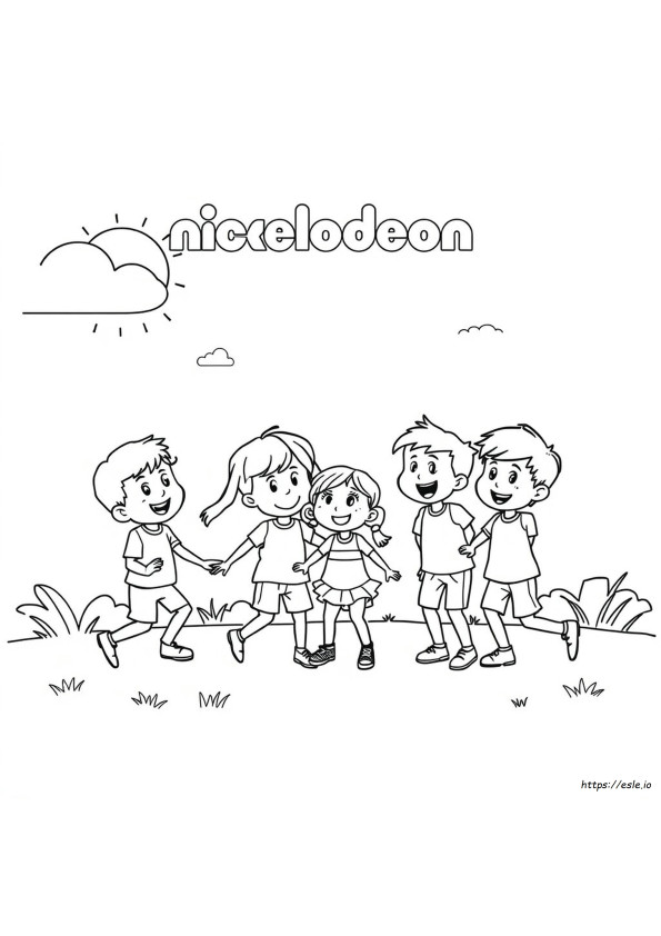 Páginas Para Colorear De Nickelodeon Jr.