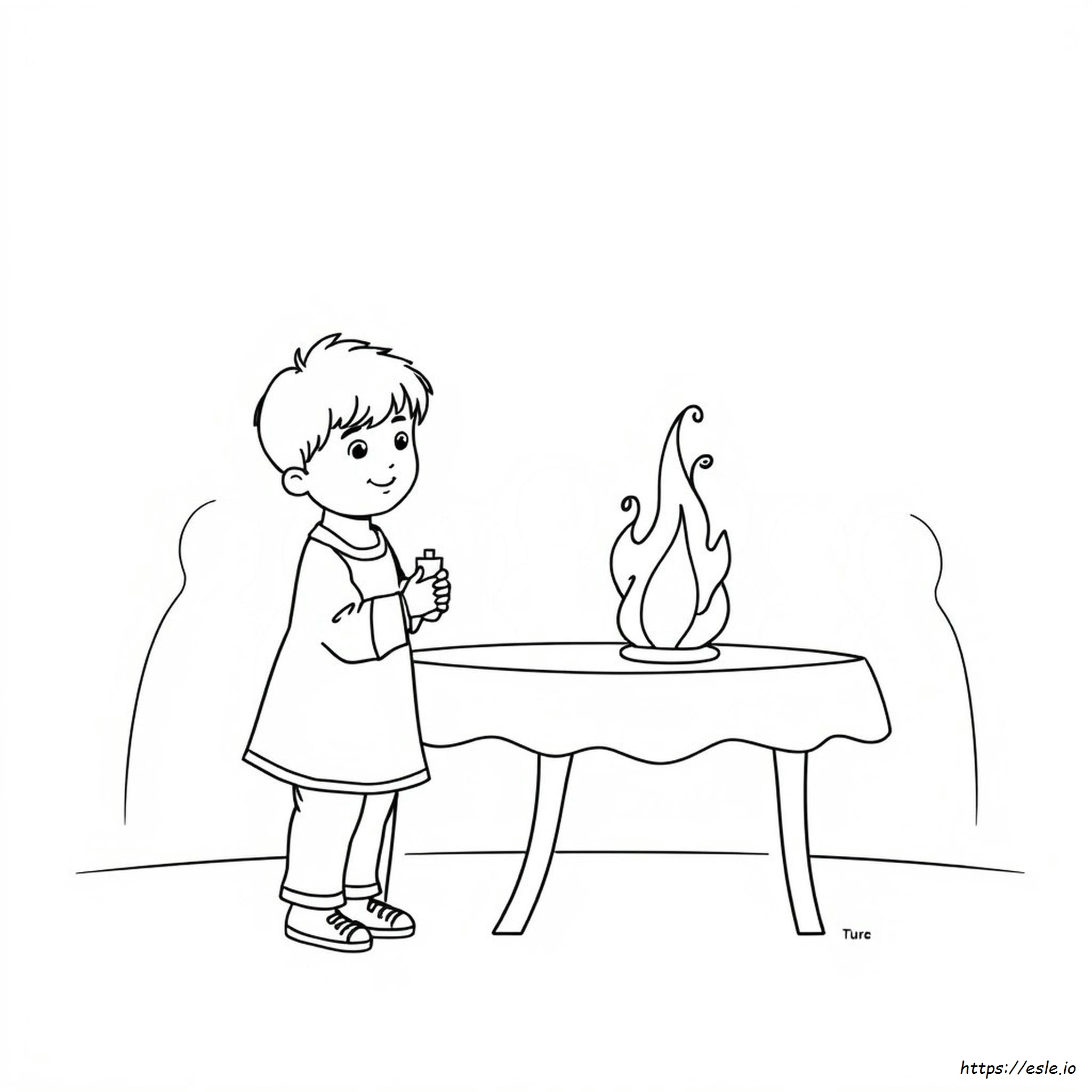 Preschool Pentecost Coloring Page