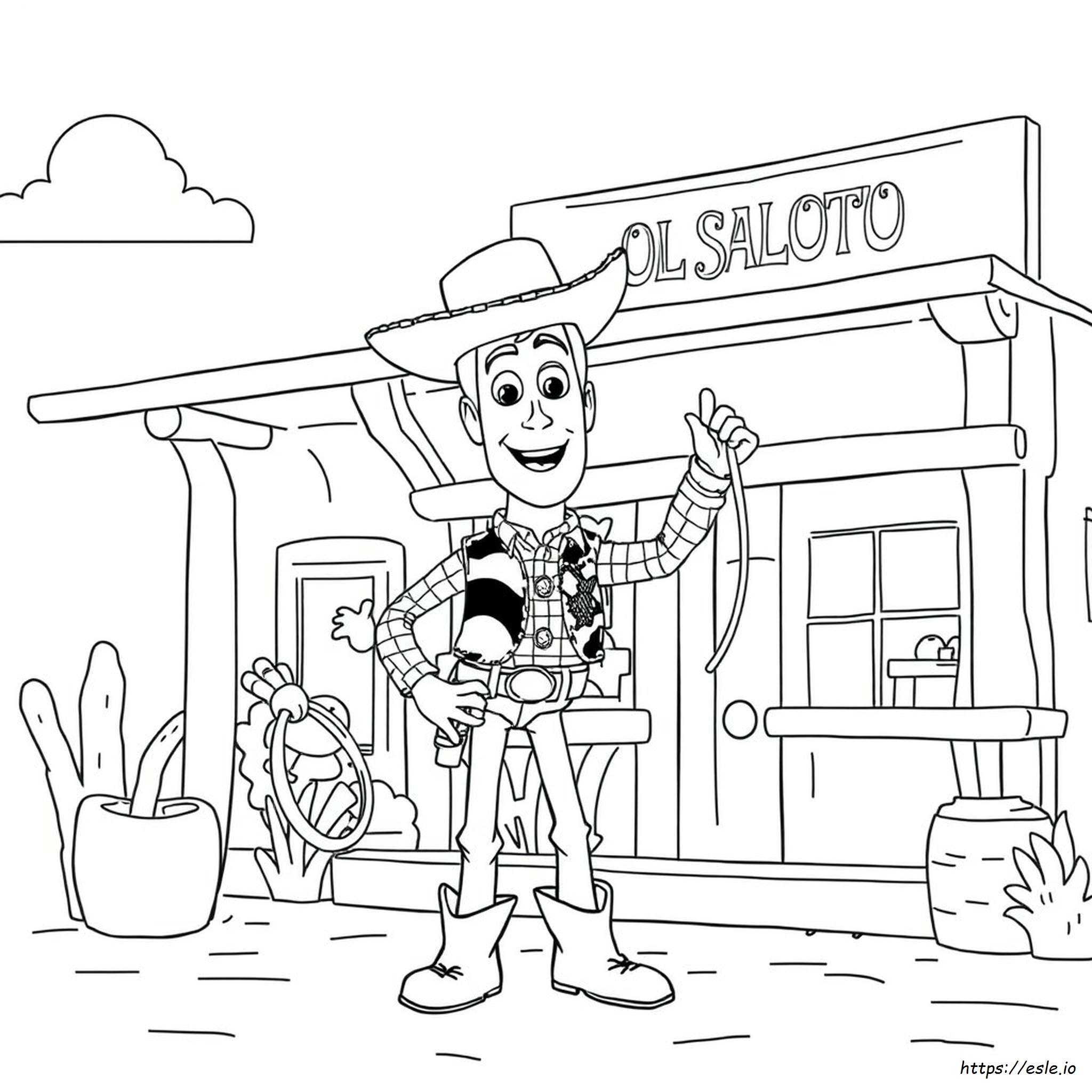 Coloriage Woody Toy Story