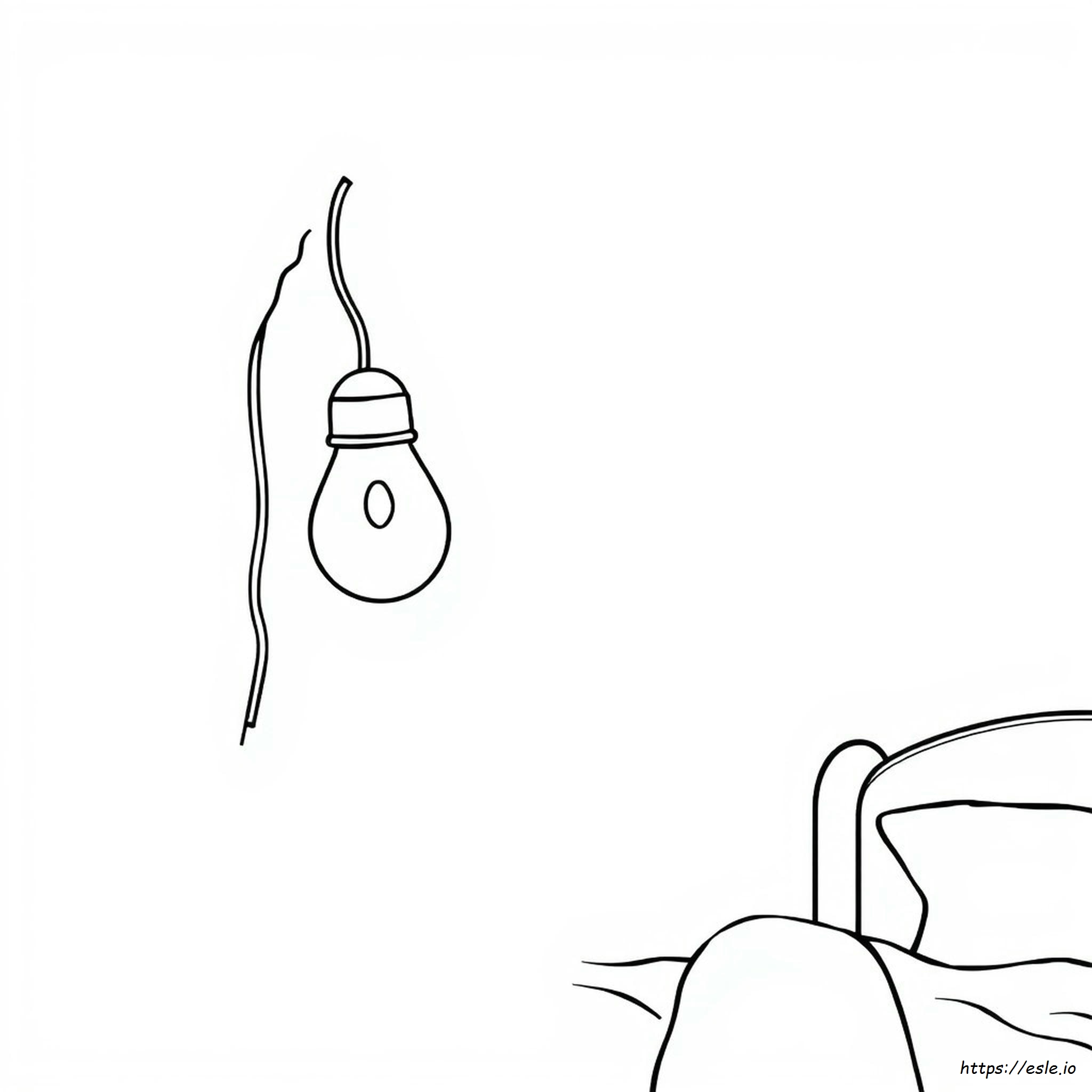 Coloriage Veilleuse
