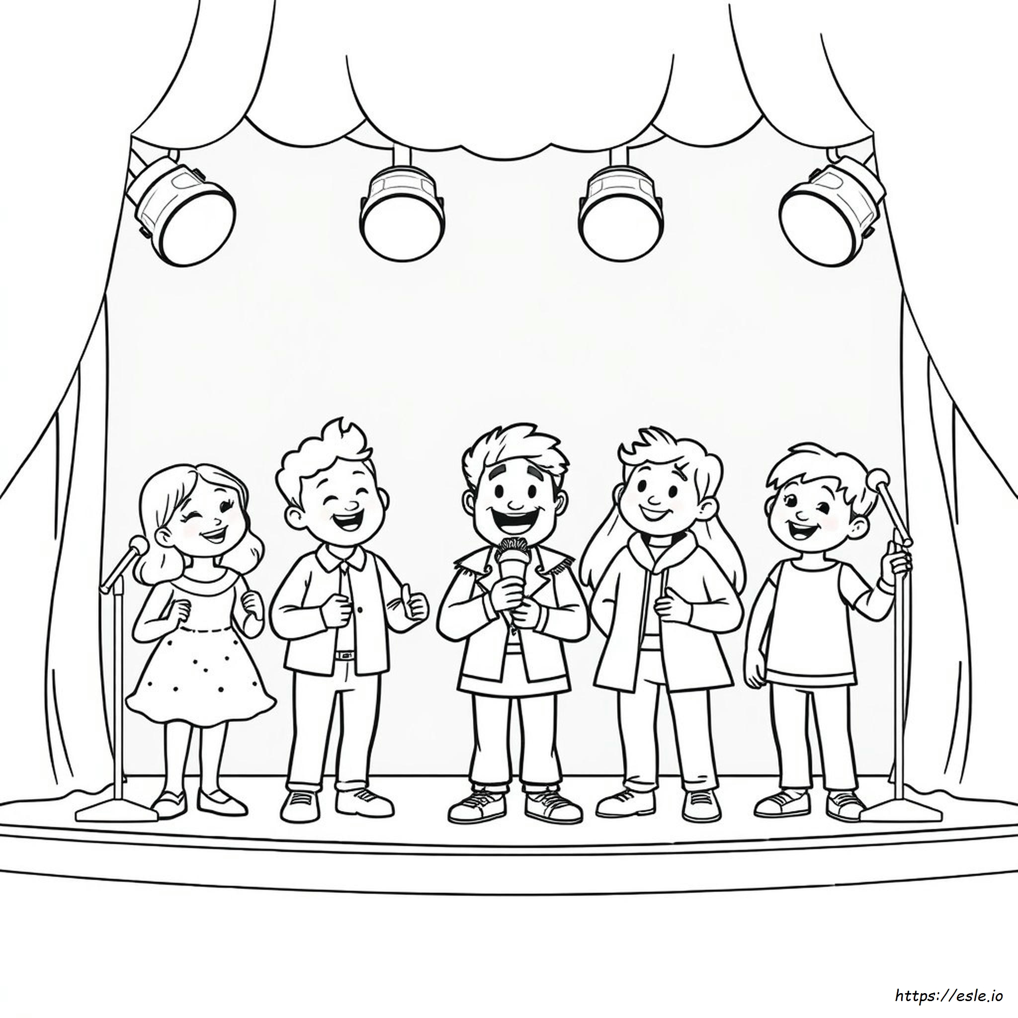Personagens De Sing Para Colorir