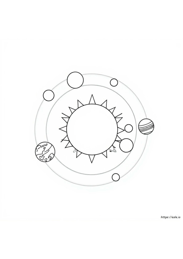 Coloring Pages For Solar System