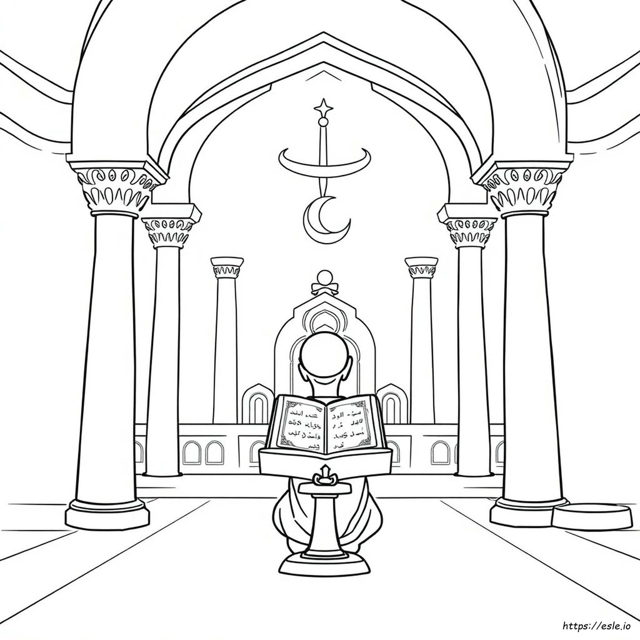Pilastri Dell'islam Da Colorare