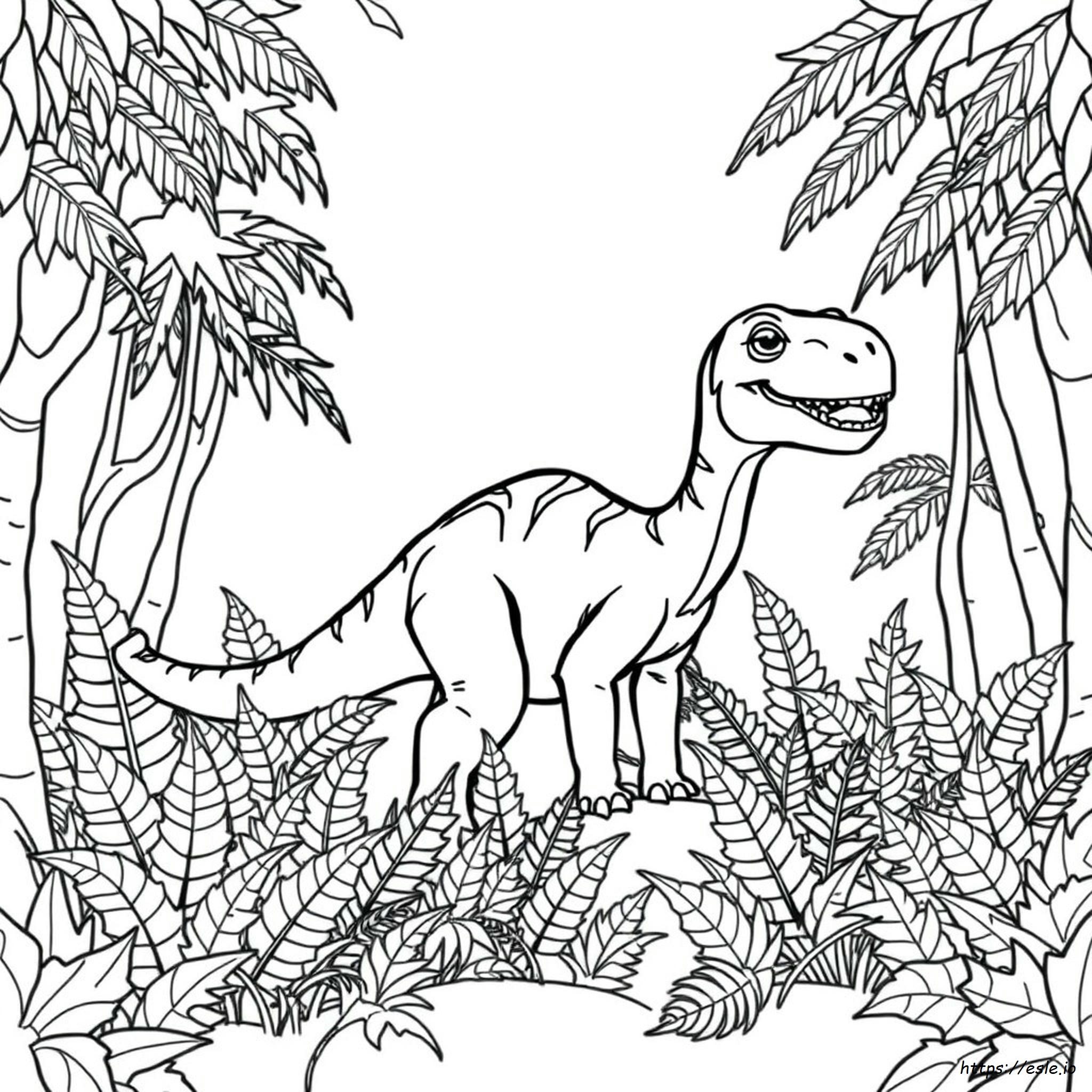 Dinosaurier Lebensraum Malvorlagen