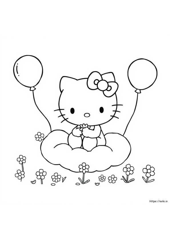 Hello Kitty Free Printable Coloring Pages