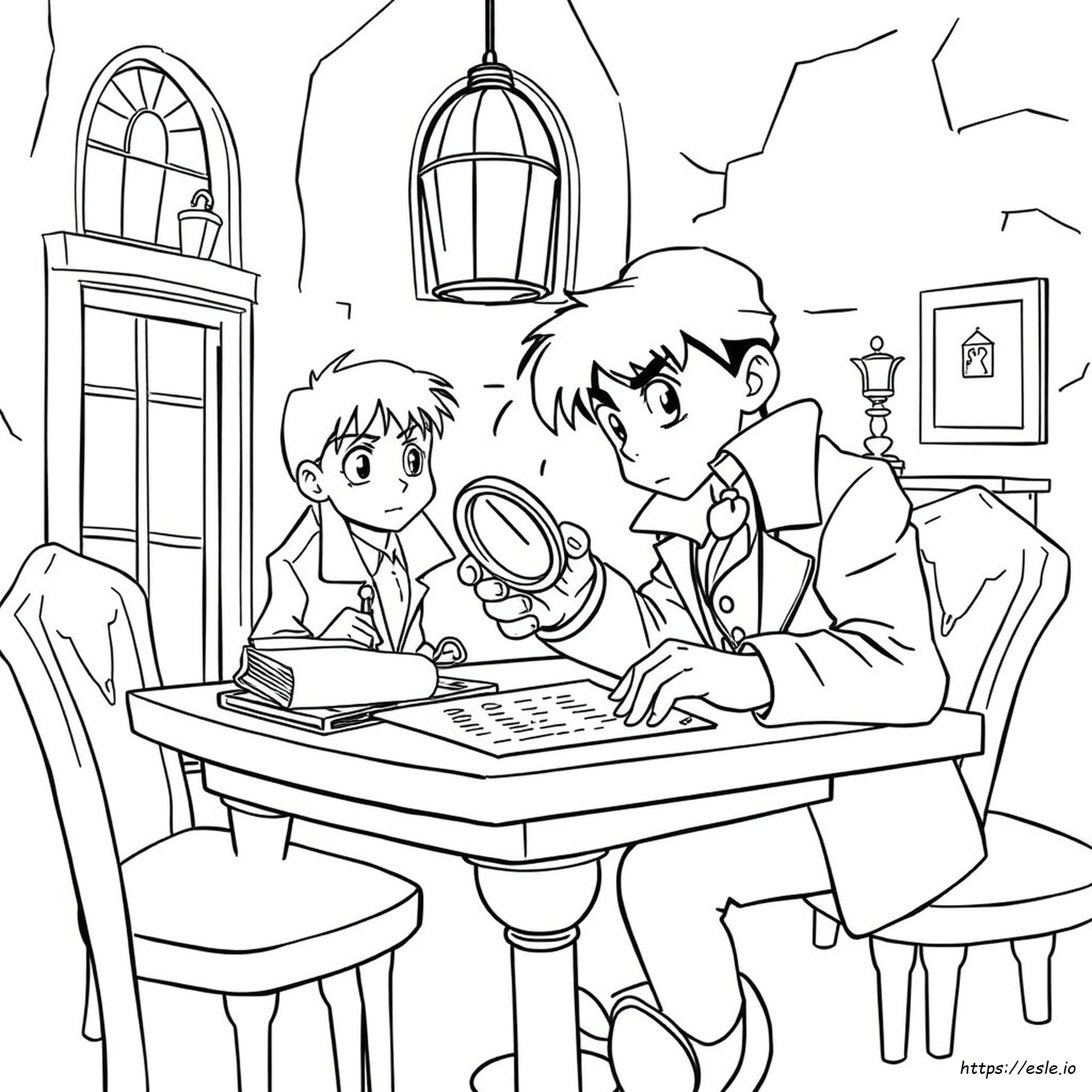 Detective Conan Colouring Pages