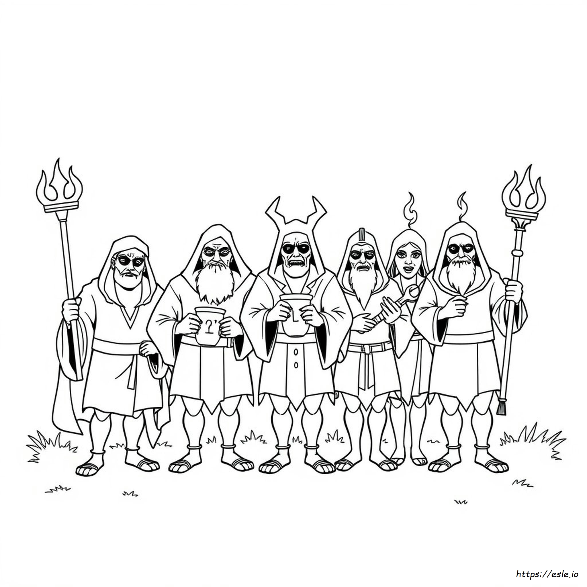 7 Deadly Sins Coloring Pages
