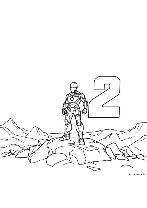 Iron Man 2 Coloring Pages