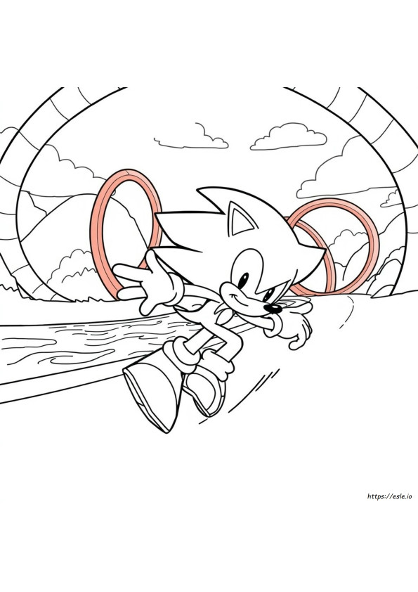 Sonic 2 Coloring Pictures
